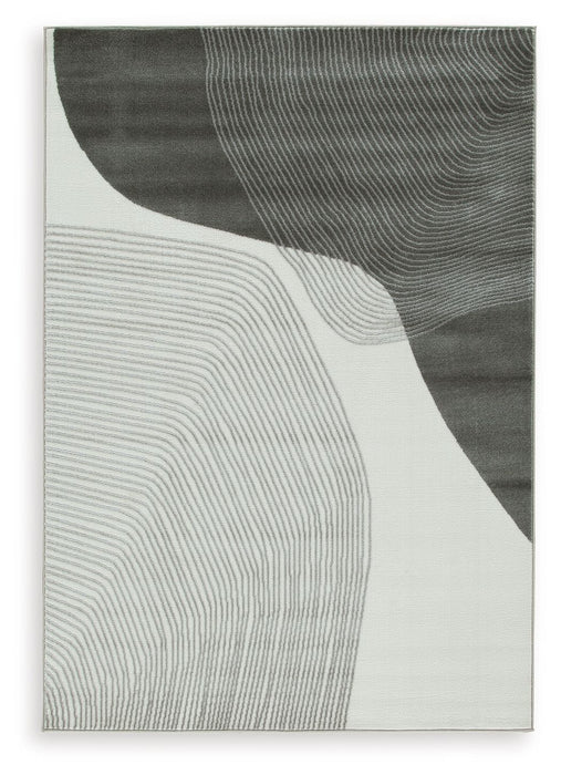 Winderburg - 5' x 7' Rug - Gray / Ivory