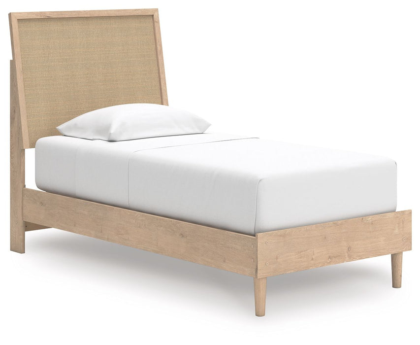 Cielden - Twin Panel Bed - Two-Tone