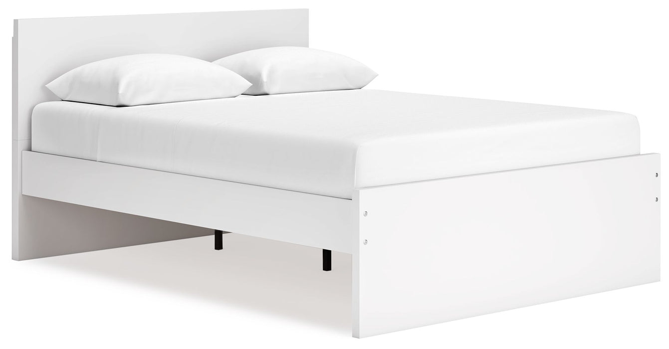 Onita - Queen Panel Platform Bed - White