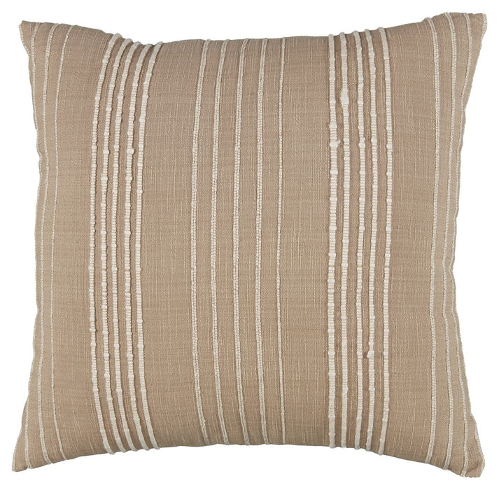 Benbert - Pillow - Tan / White