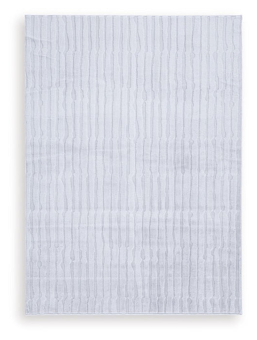 Worthley - 5' x 7' Washable Rug - Gray