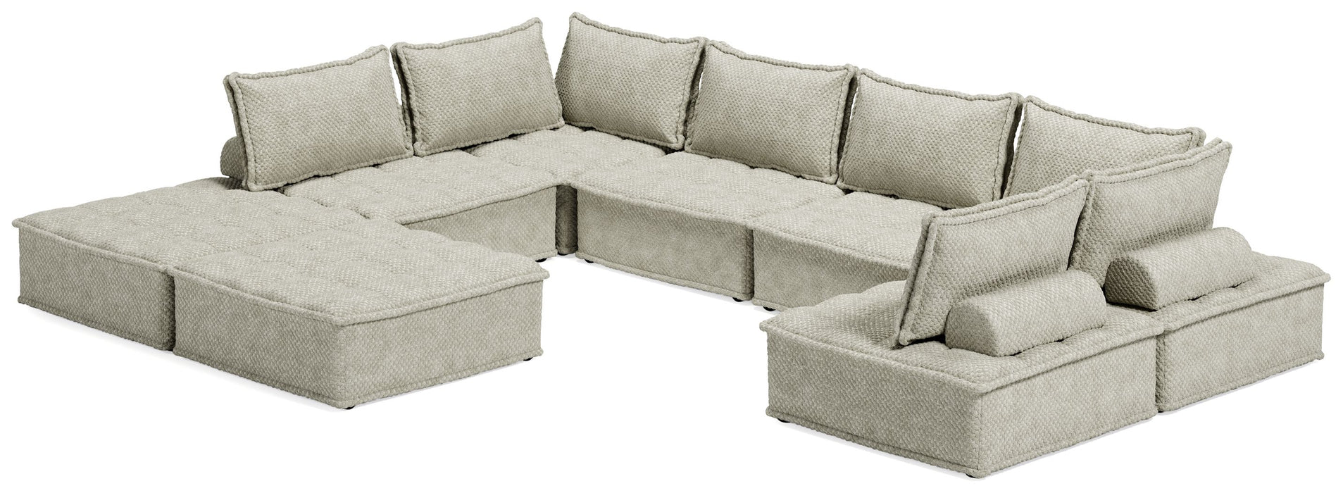 Bales - Taupe - 8-Piece Modular Seating