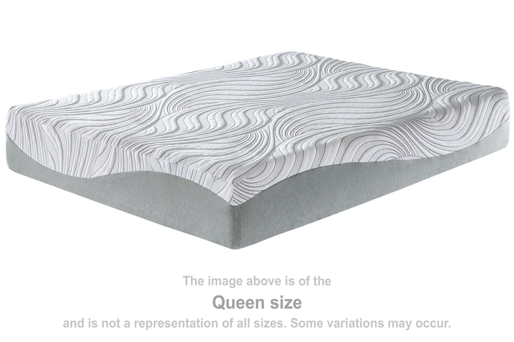 12 Inch Memory Foam - California King Mattress - White