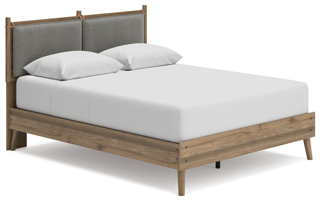 Aprilyn - Light Brown - Queen Panel Bed