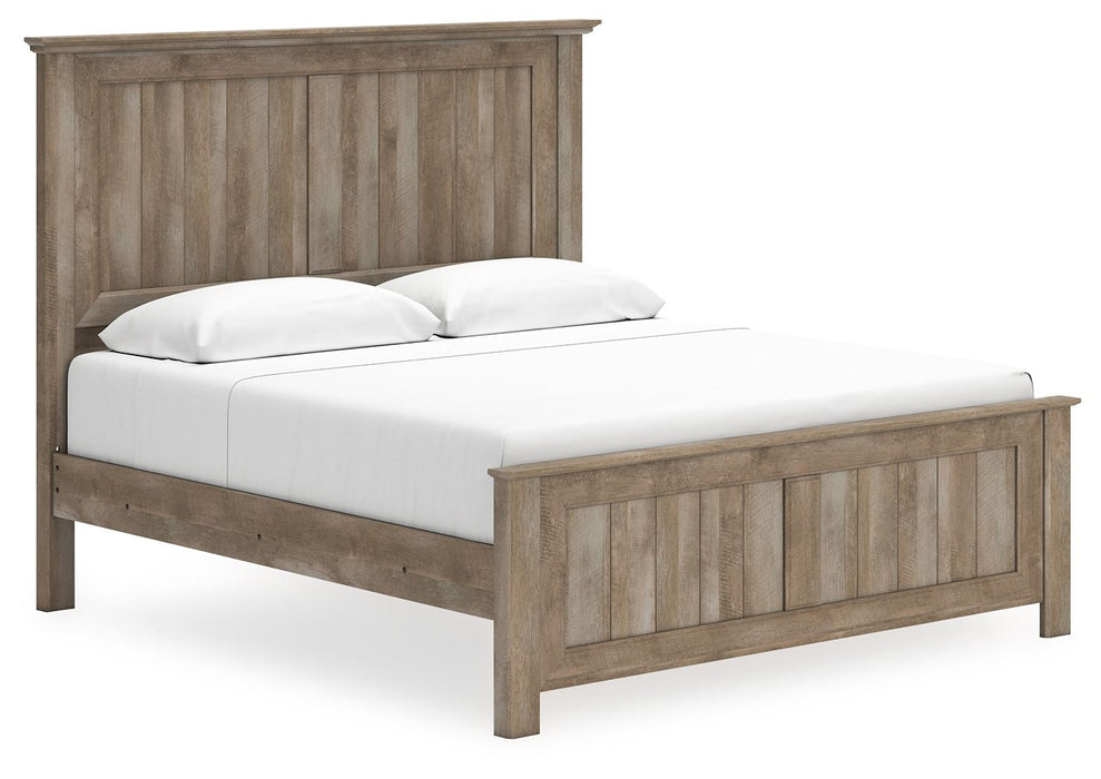 Yarbeck - Sand - King Panel Bed