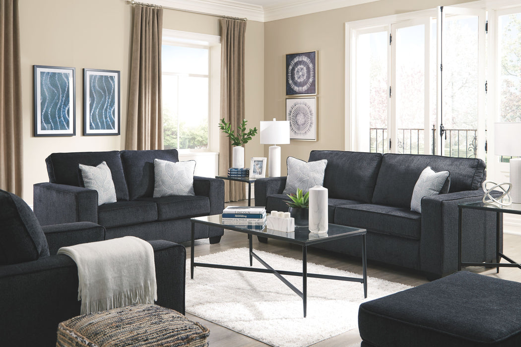 Altari - Slate - 4 Pc. - Sofa, Loveseat, Chair, Ottoman