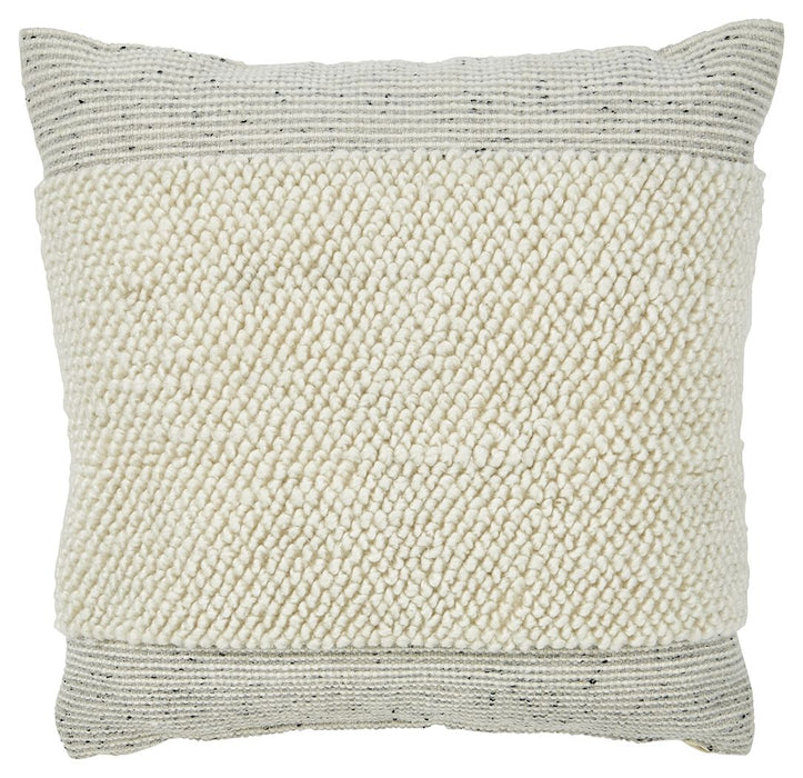 Rowcher - Pillow - Gray / White