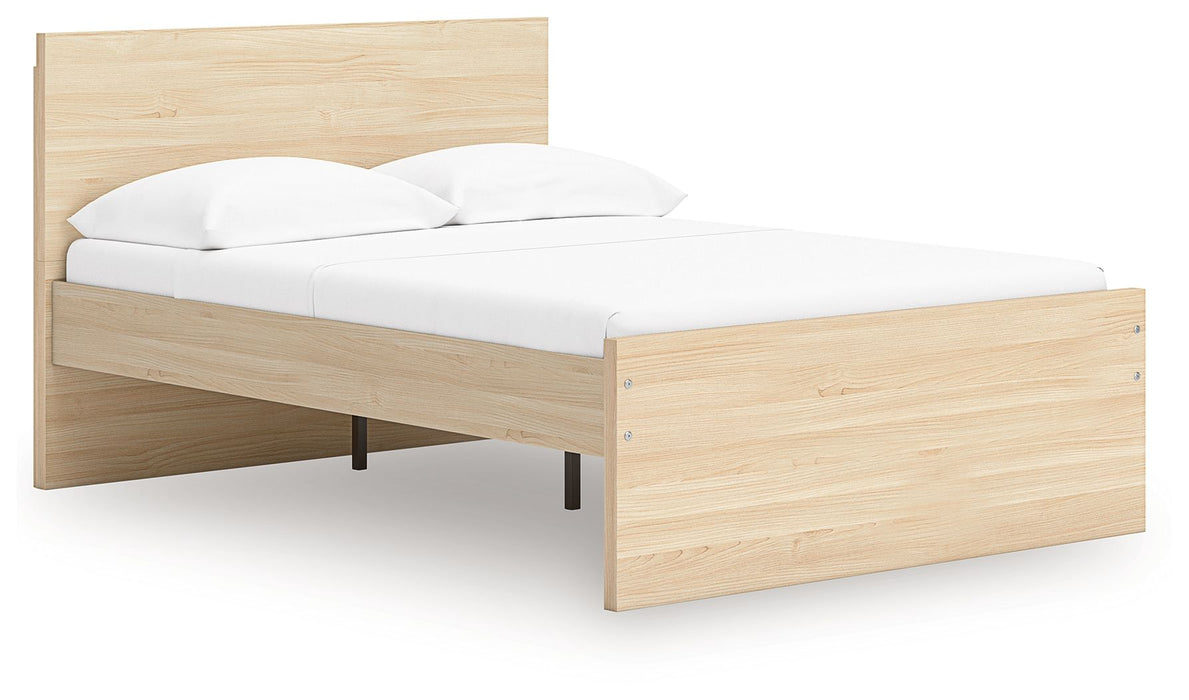 Onita - King Panel Platform Bed - Natural
