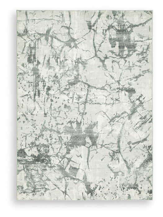 Tobinbury - 5' x 7' Washable Rug - Gray