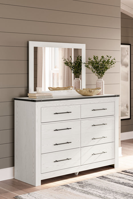 Schoenberg - White - Dresser, Mirror