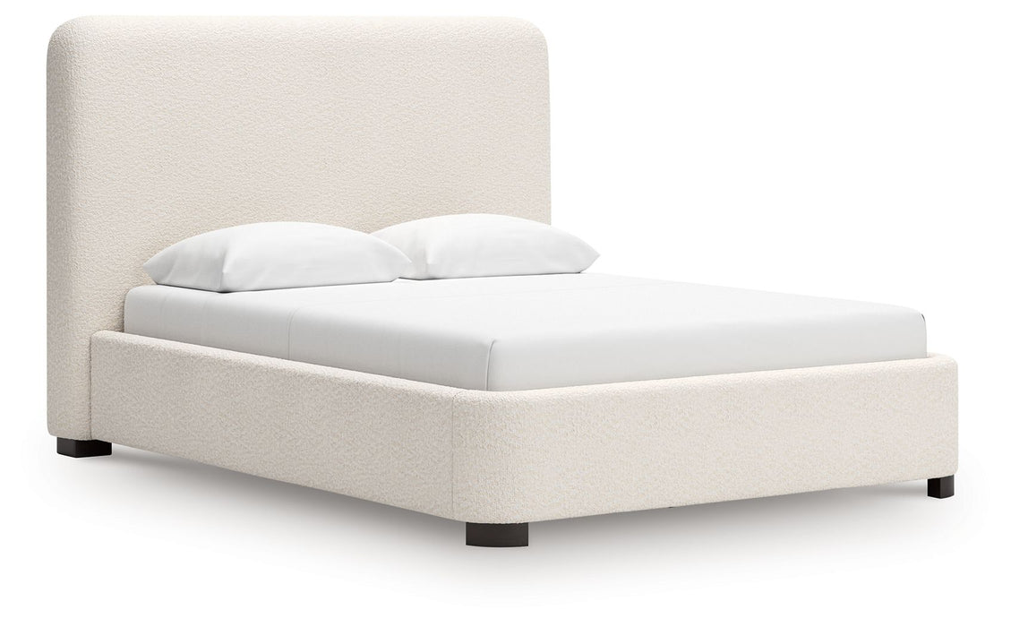 Brintstreet - Queen Upholstered Bed - Beige