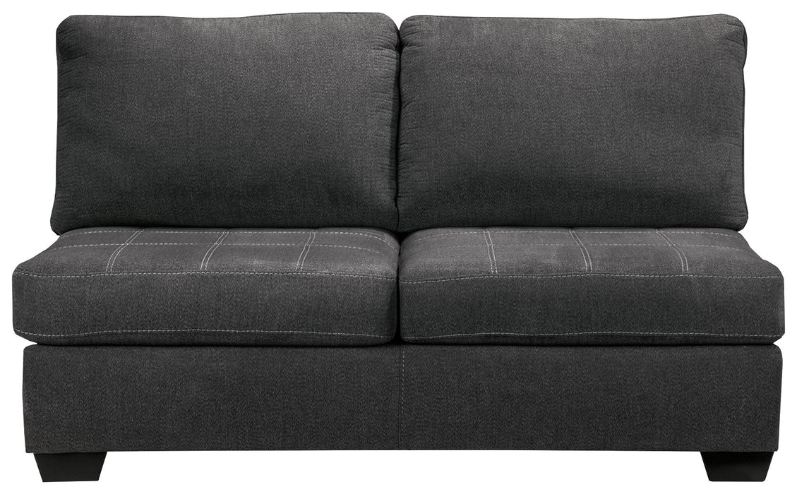 Ambee - Armless Loveseat - Slate