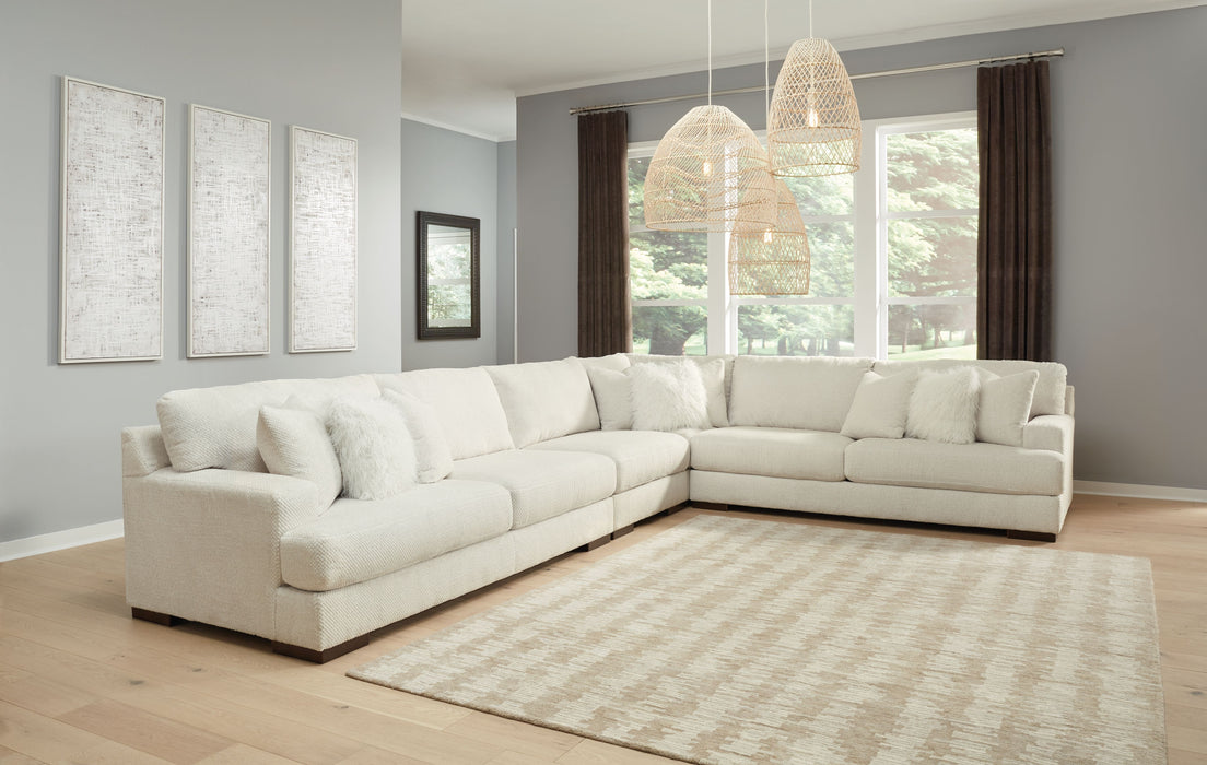 Zada - Ivory - Corner Sofa 4 Pc Sectional
