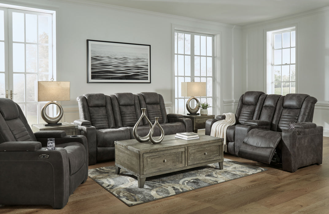 Soundcheck - Storm - 3 Pc. - Power Reclining Sofa, Loveseat, Recliner