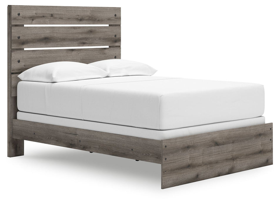 Graystorm - Full Panel Bed - Brown Gray
