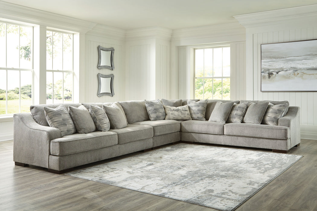 Bayless - Corner Sofa 4 Pc Sectional - Smoke