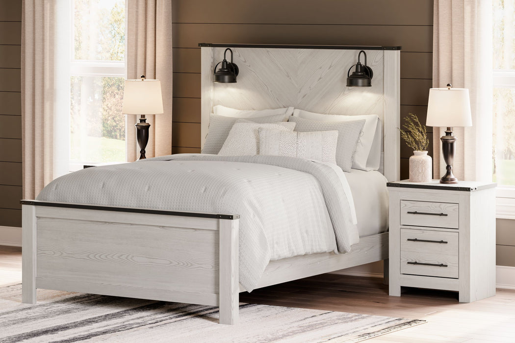 Schoenberg - White - Queen Panel Bed
