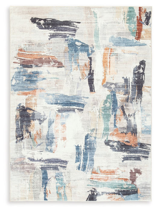 Hessland - 8' x 10' Washable Rug - Multi
