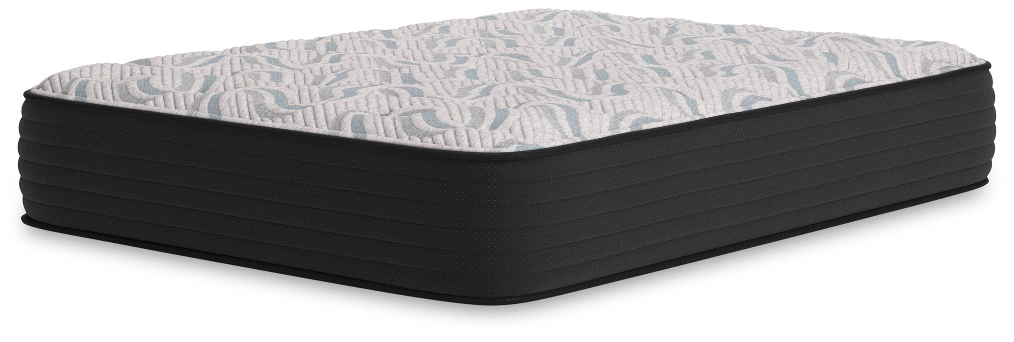 Elite Springs Plush - Queen Mattress - Gray / Blue